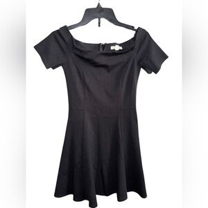 Socialite Black Off The Shoulder Mini Dress Size XS